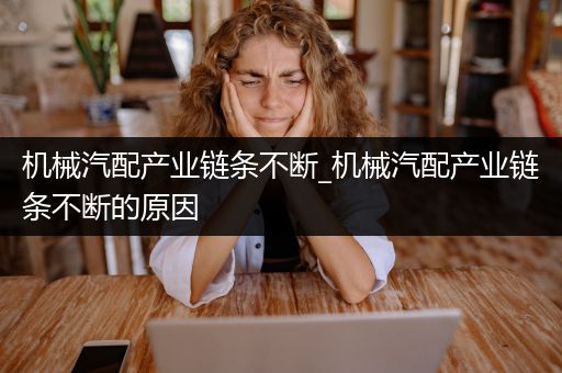 机械汽配产业链条不断_机械汽配产业链条不断的原因